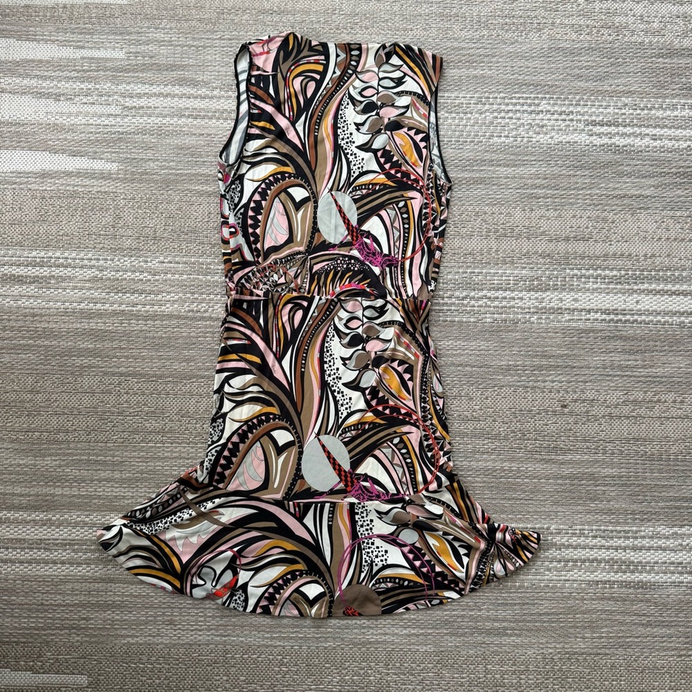 EMILIO PUCCI grasshopper brown dress size 6 / 36 made in Italy - Picture 9 of 10
